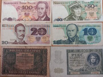 Dawne banknoty polskie