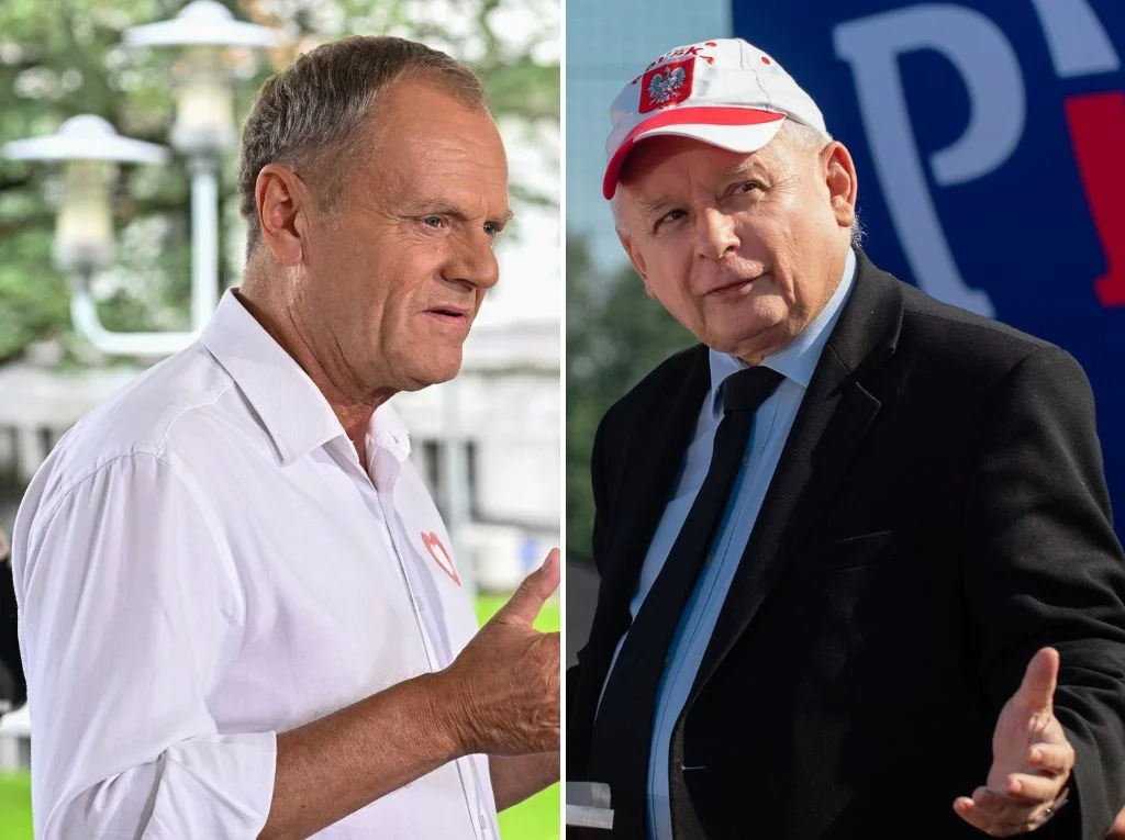 Donald Tusk i Jarosław Kaczyński