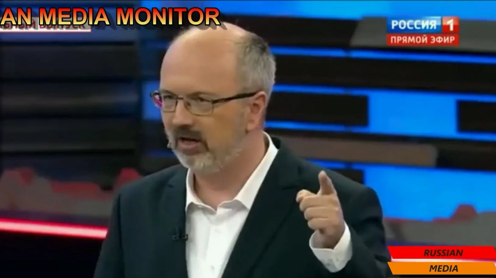 Aleksiej Anpilogow, ekspert wojskowy rosyjskiej telewizji rządowej