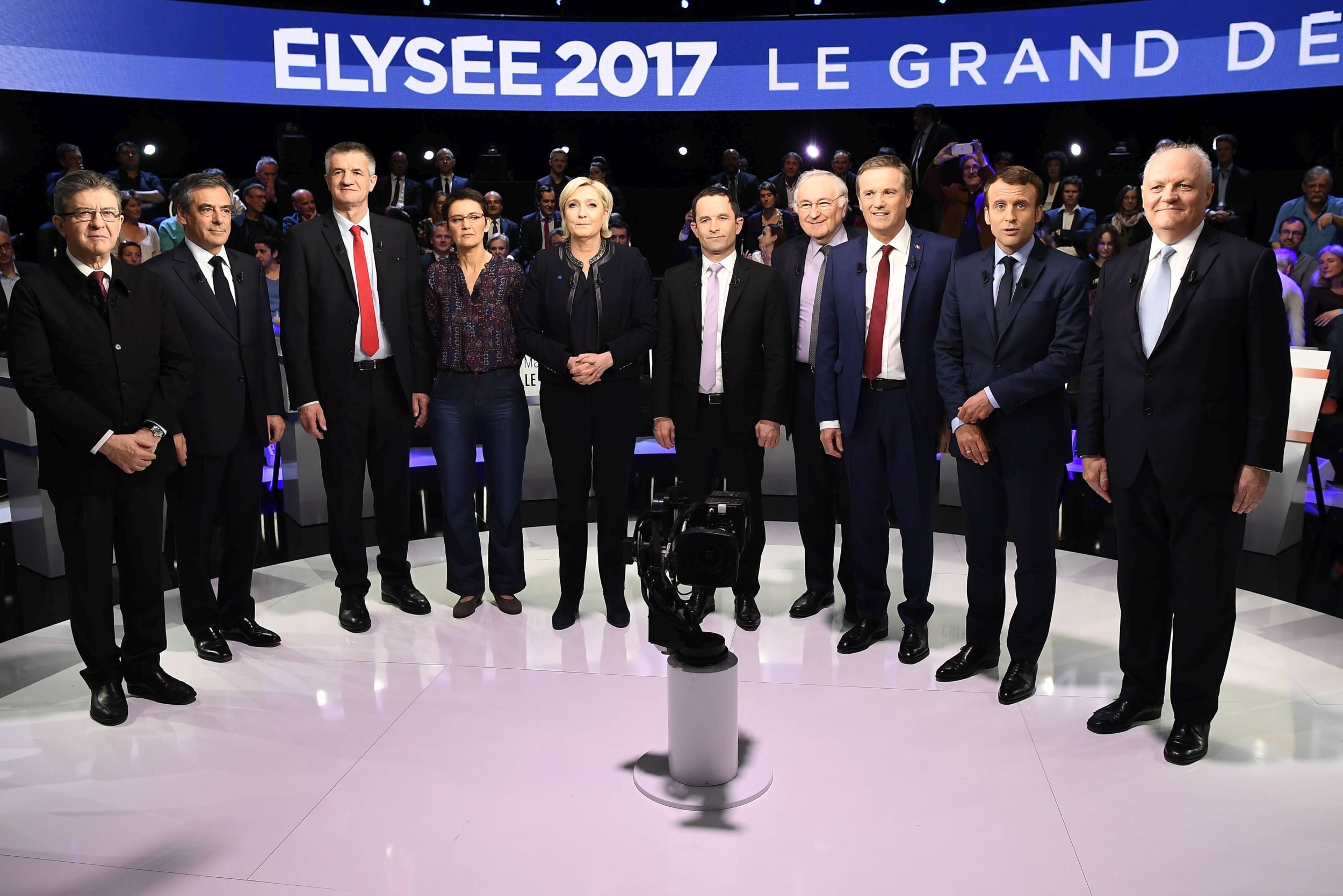 Debata telewizyjna 10 kandydatów na prezydenta Francji