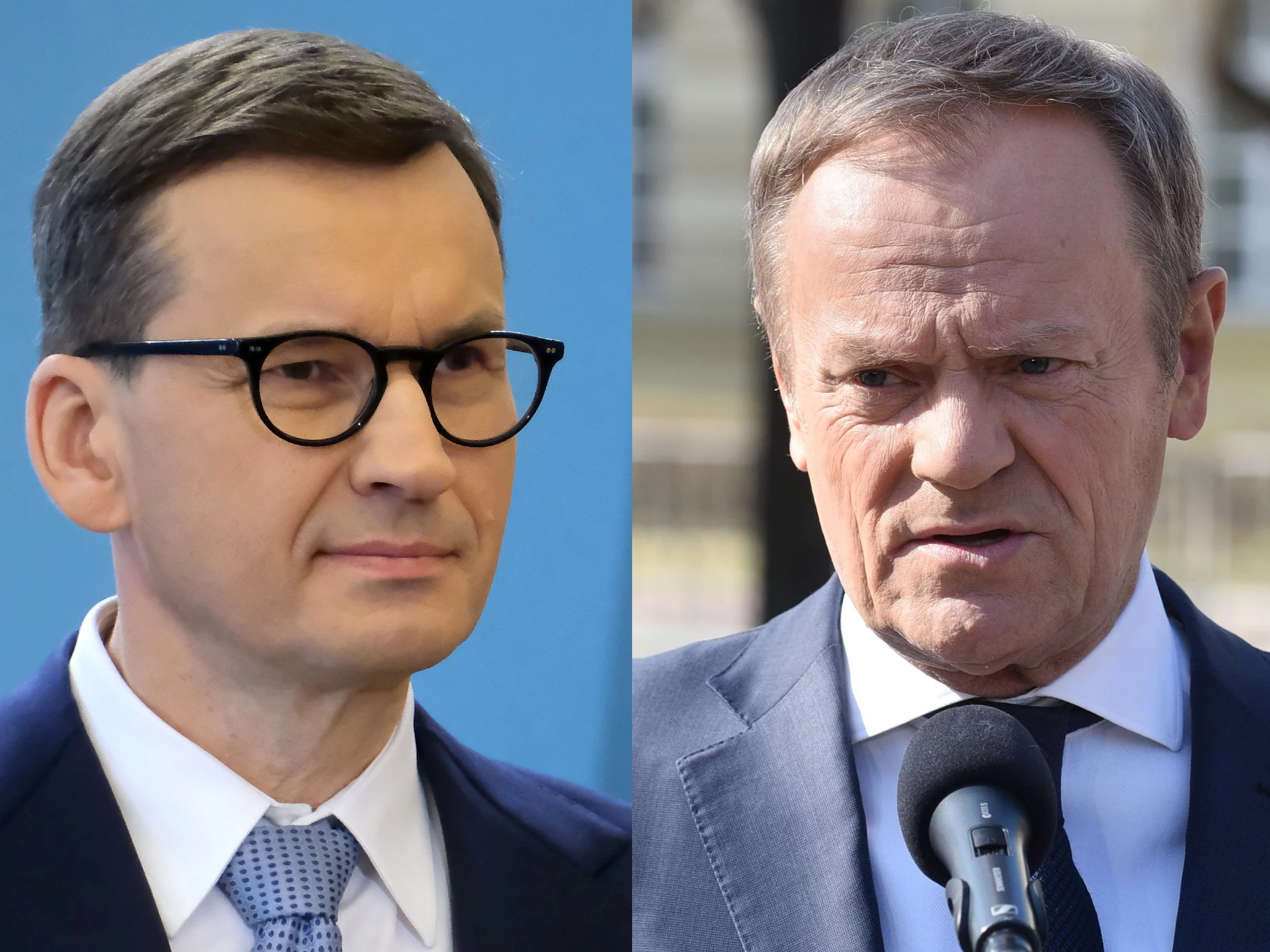 Mateusz Morawiecki i Donald Tusk