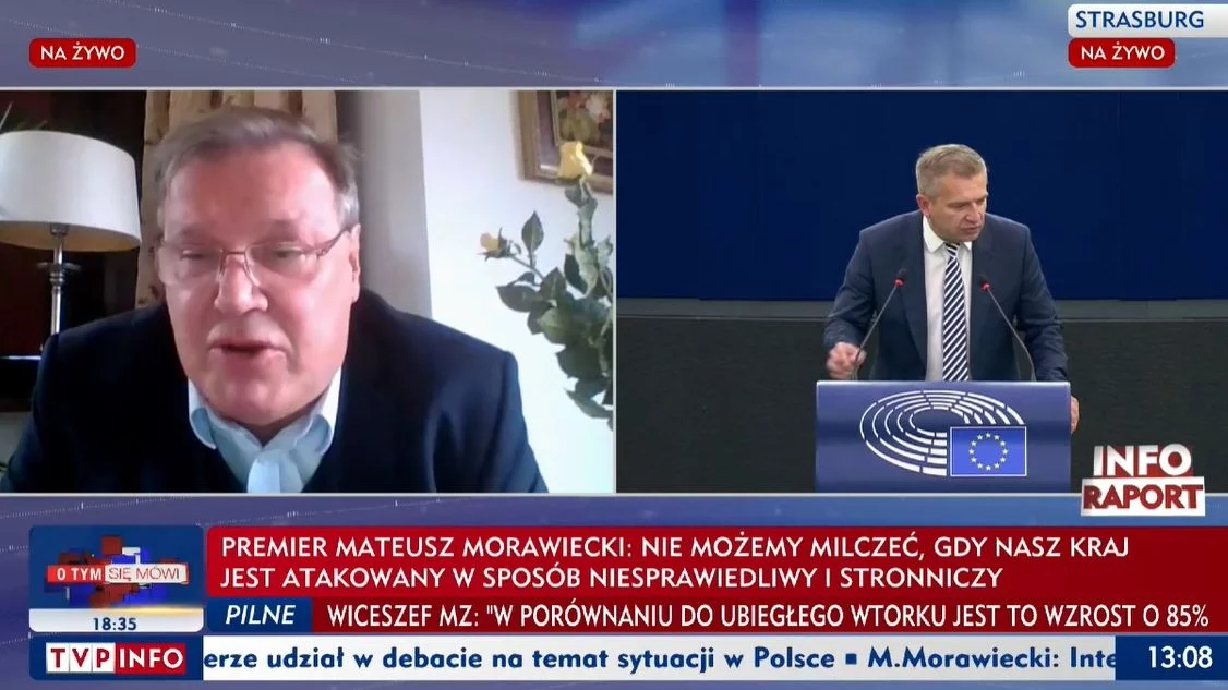 Relacja TVP Info z debaty