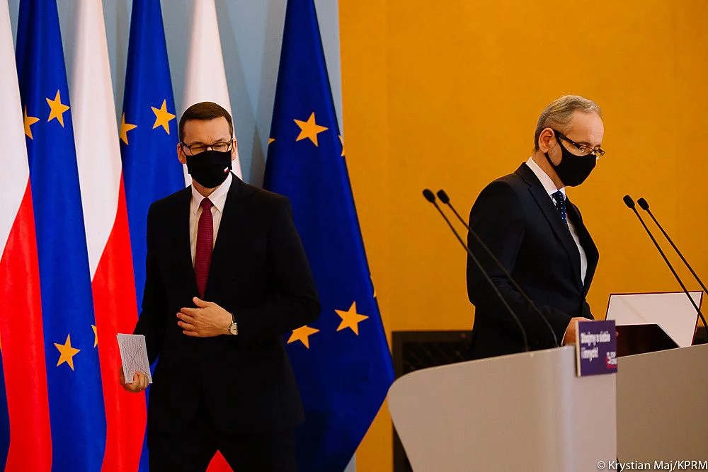 Mateusz Morawiecki i Adam Niedzielski