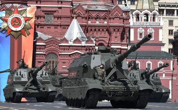 Defilada wojskowa w Moskwie z okazji Dnia Zwycięstwa