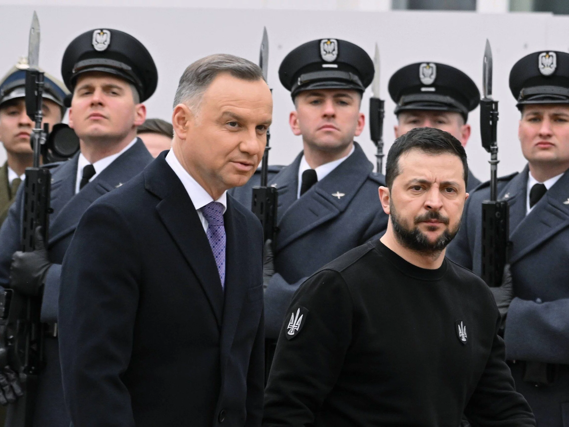 Andrzej Duda i Wołodymyr Zełenski