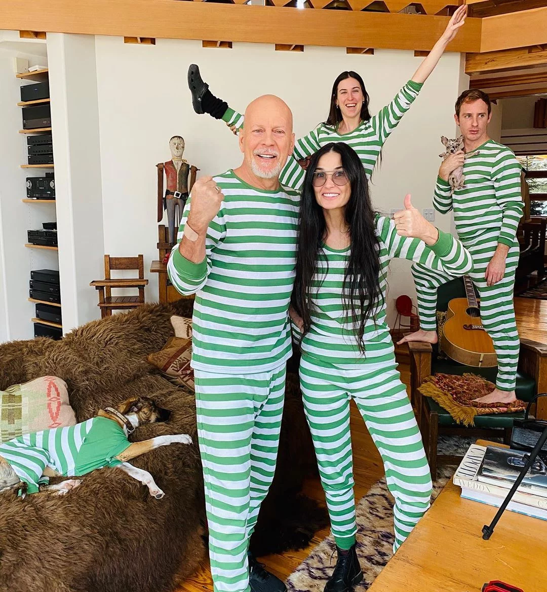 Demi Moore i Bruce Willis z bliskimi