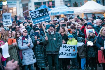 Demonstracja w Rybniku