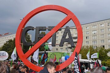 Demonstracje przeciwko CETA w Berlinie