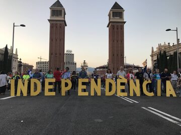 Demonstracje w Barcelonie