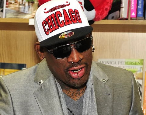 Dennis Rodman (fot. Cindy Barrymore / newspix.pl)