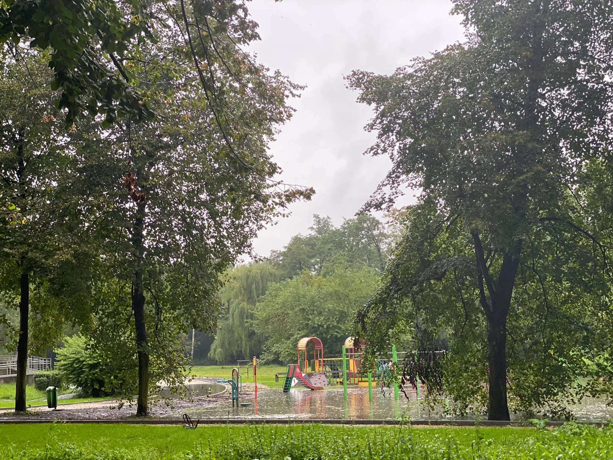 Skutki nawałnic w Mysłowicach