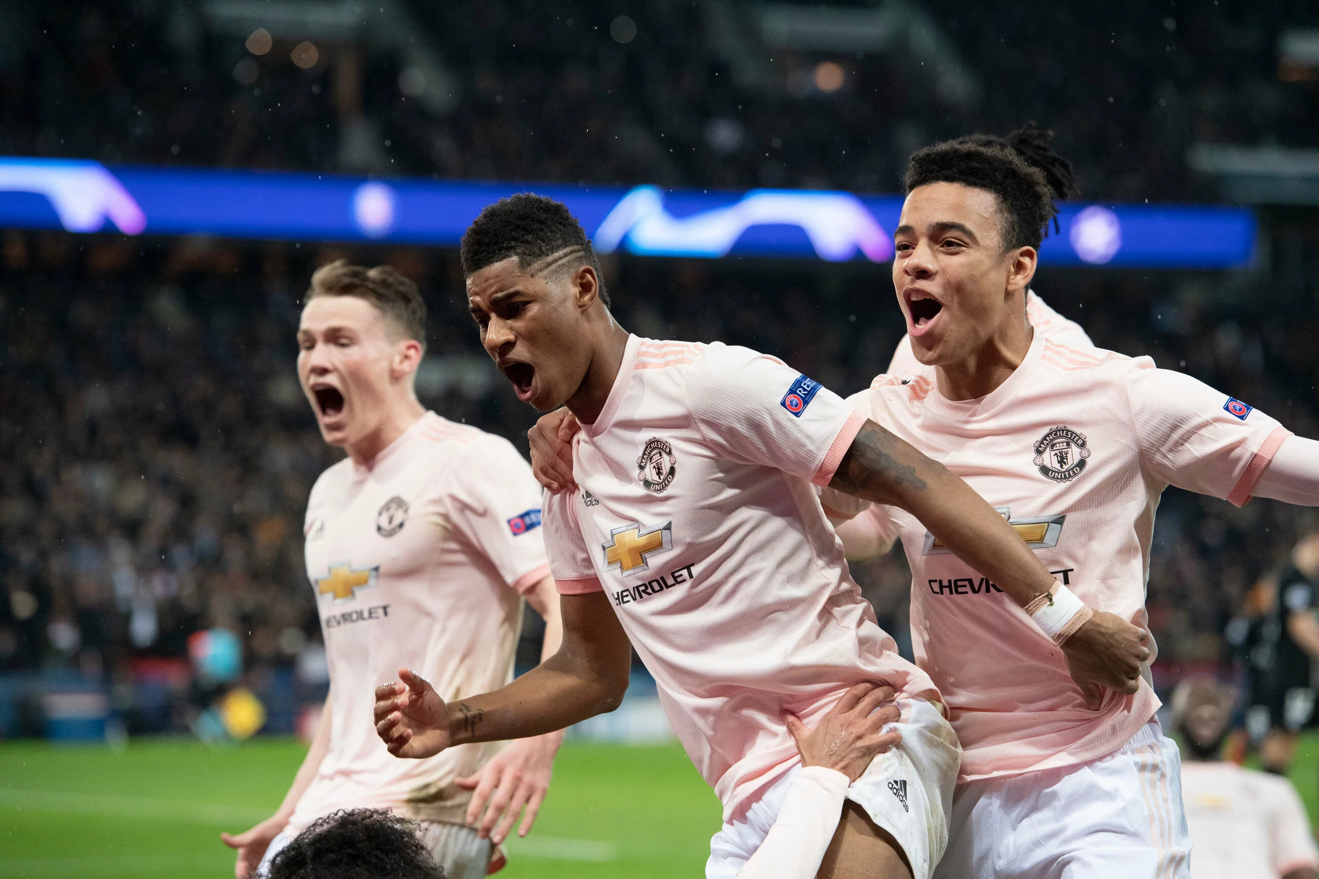 Scott McTominay, Marcus Rashford, Mason Greenwood