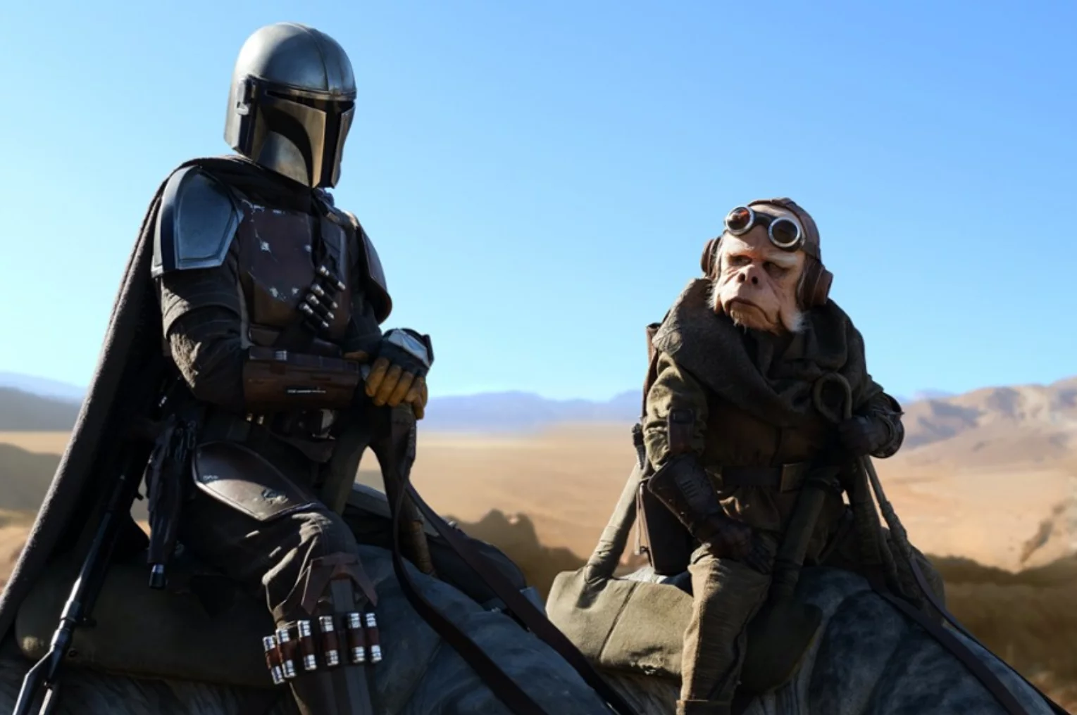 Kadr z serialu „The Mandalorian”
