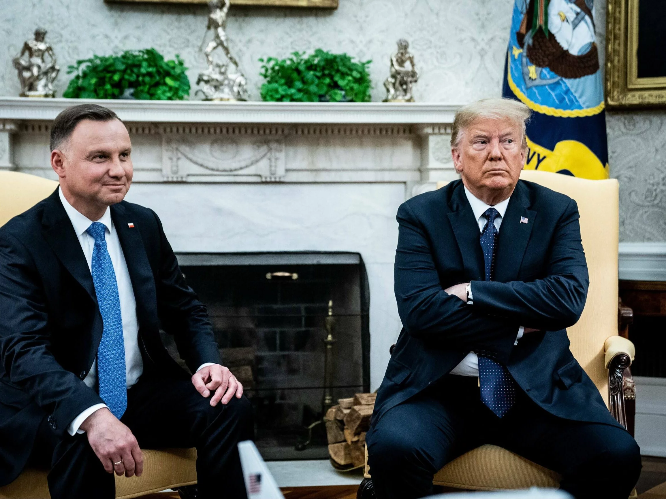 Andrzej Duda i Donald Trump