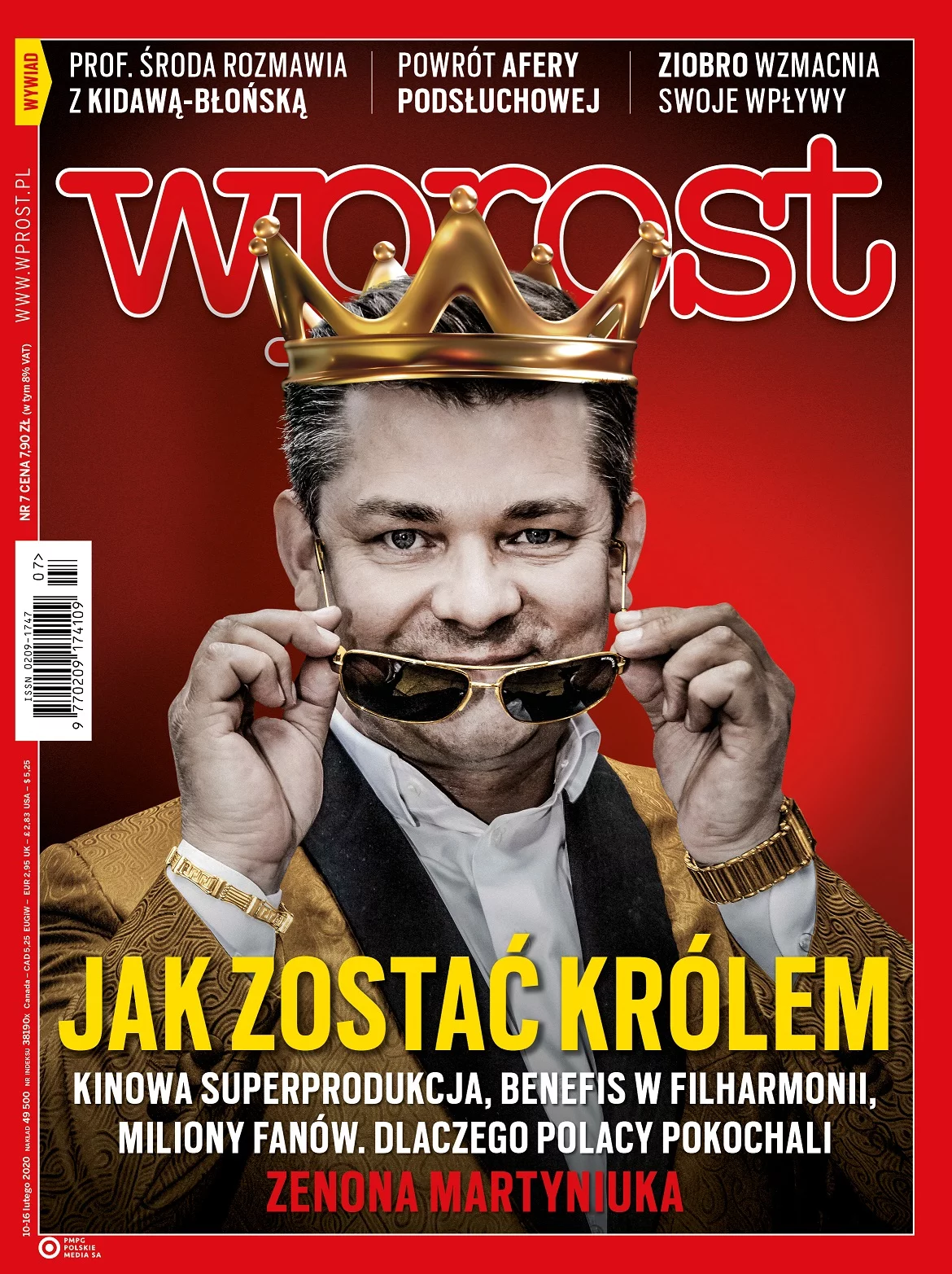 Okładka "Wprost" 7/2020