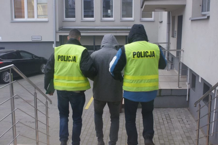 Zatrzymany przez policję