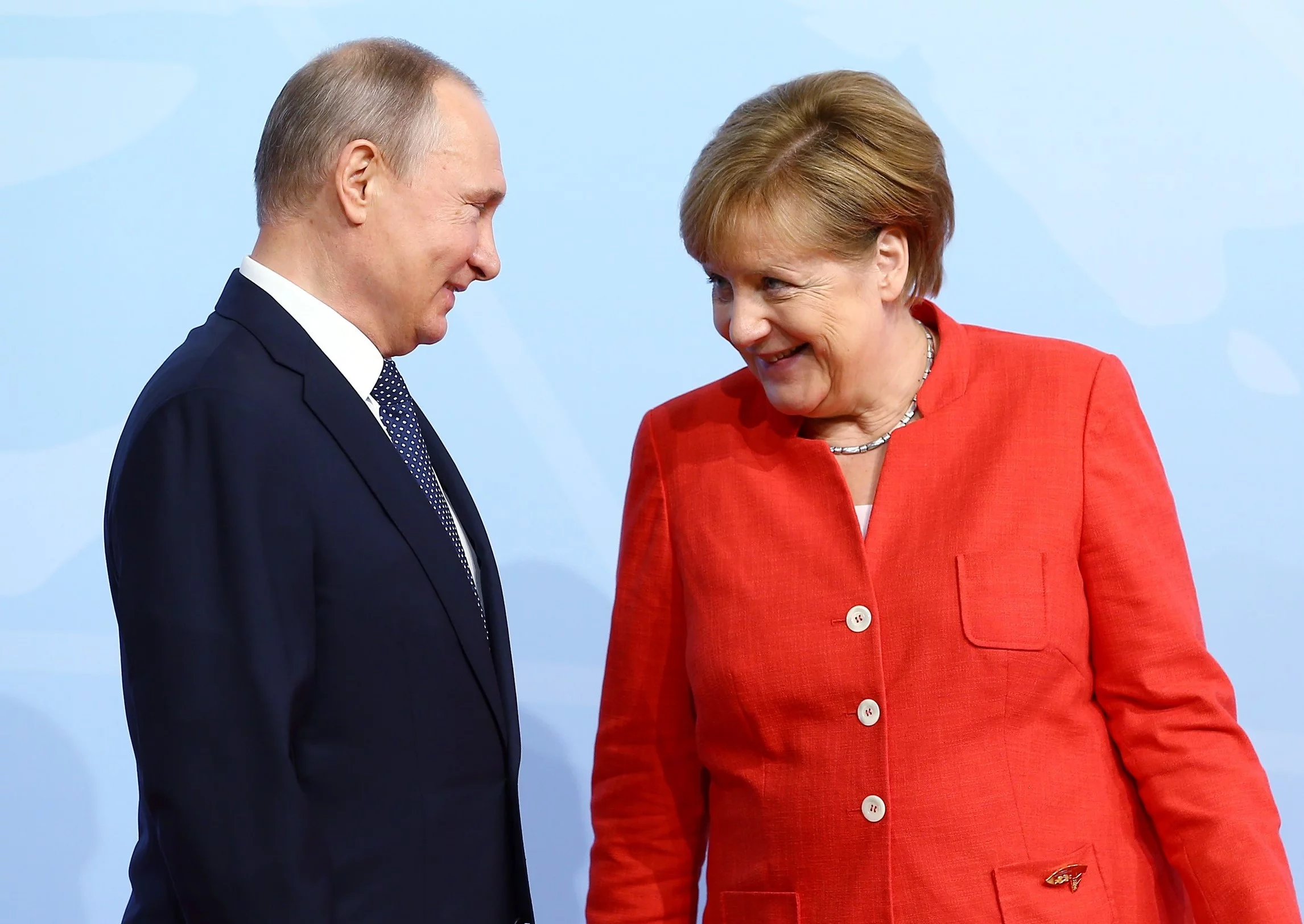 Władimir Putin, Angela Merkel