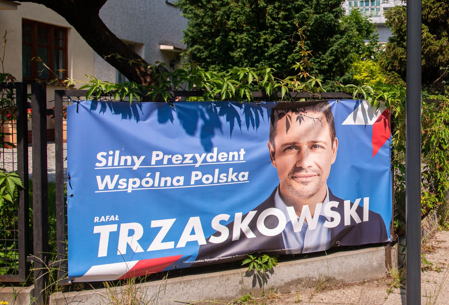 Baner Rafała Trzaskowskiego