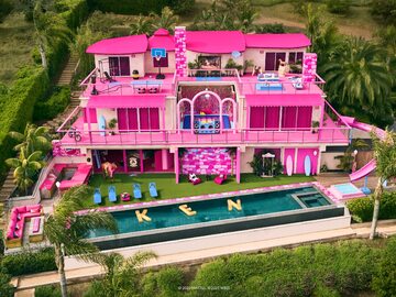 Dom Barbie w Kalifornii wygląda jak domek dla lalek, ale jest prawdziwy!