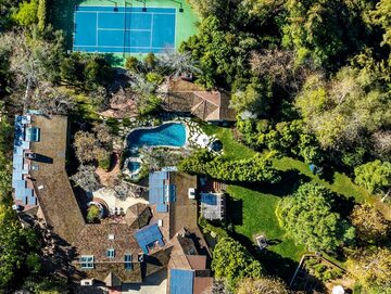 Dom Jima Carreya w Brentwood w Los Angeles