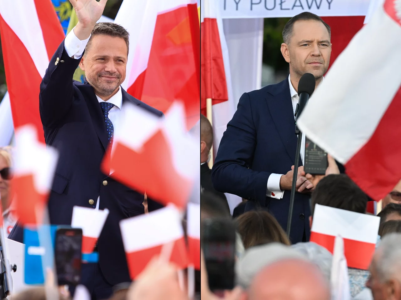 Rafał Trzaskowski i Karol Nawrocki
