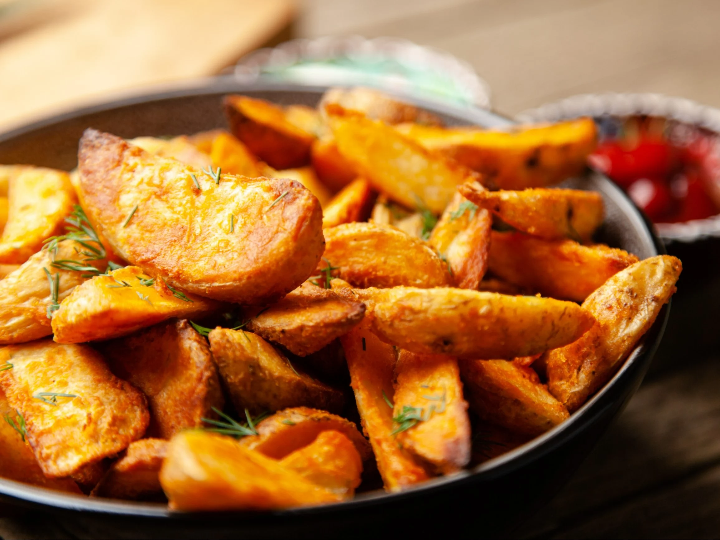 Pieczone frytki belgijskie