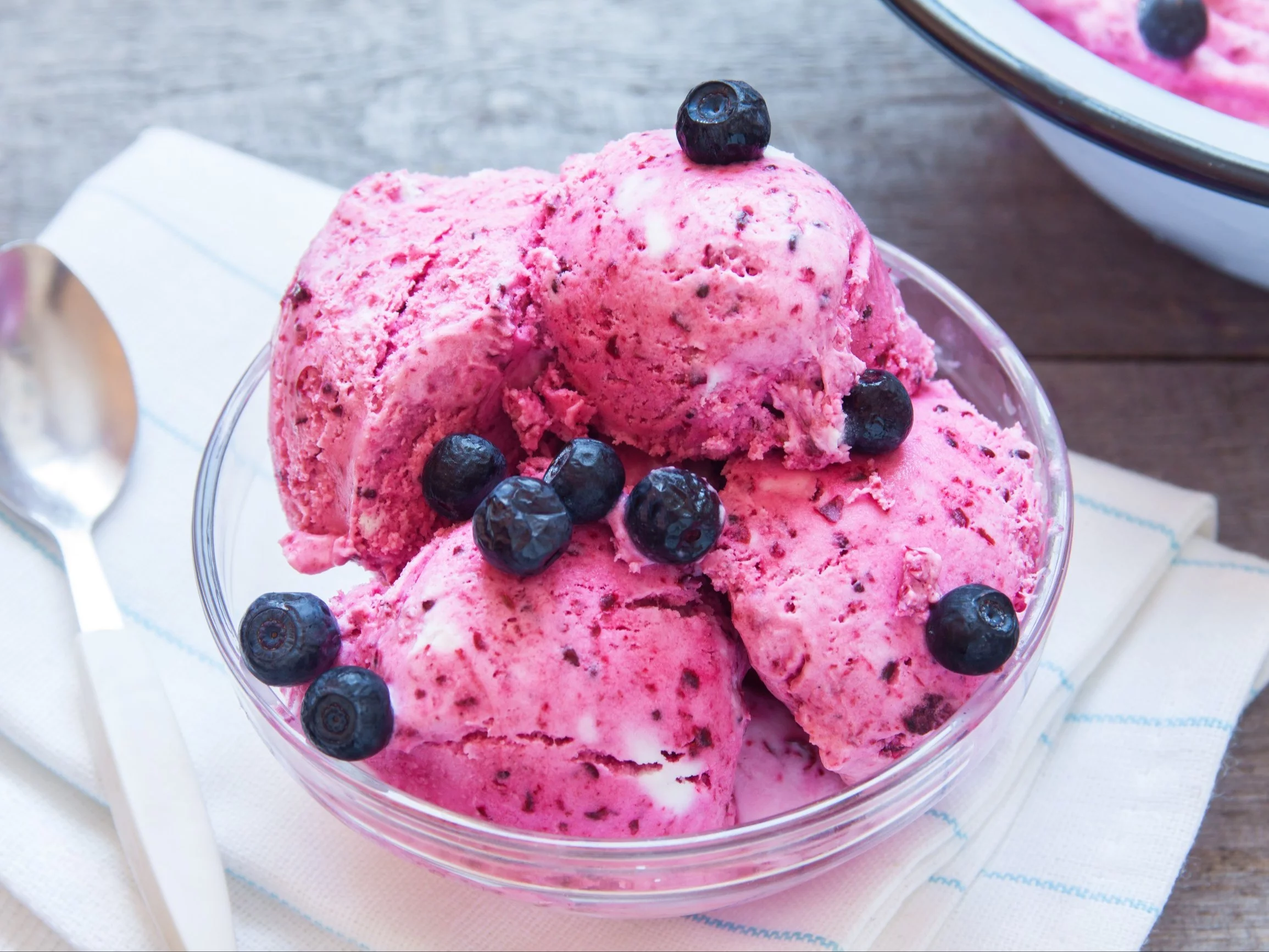 Lody borówkowe