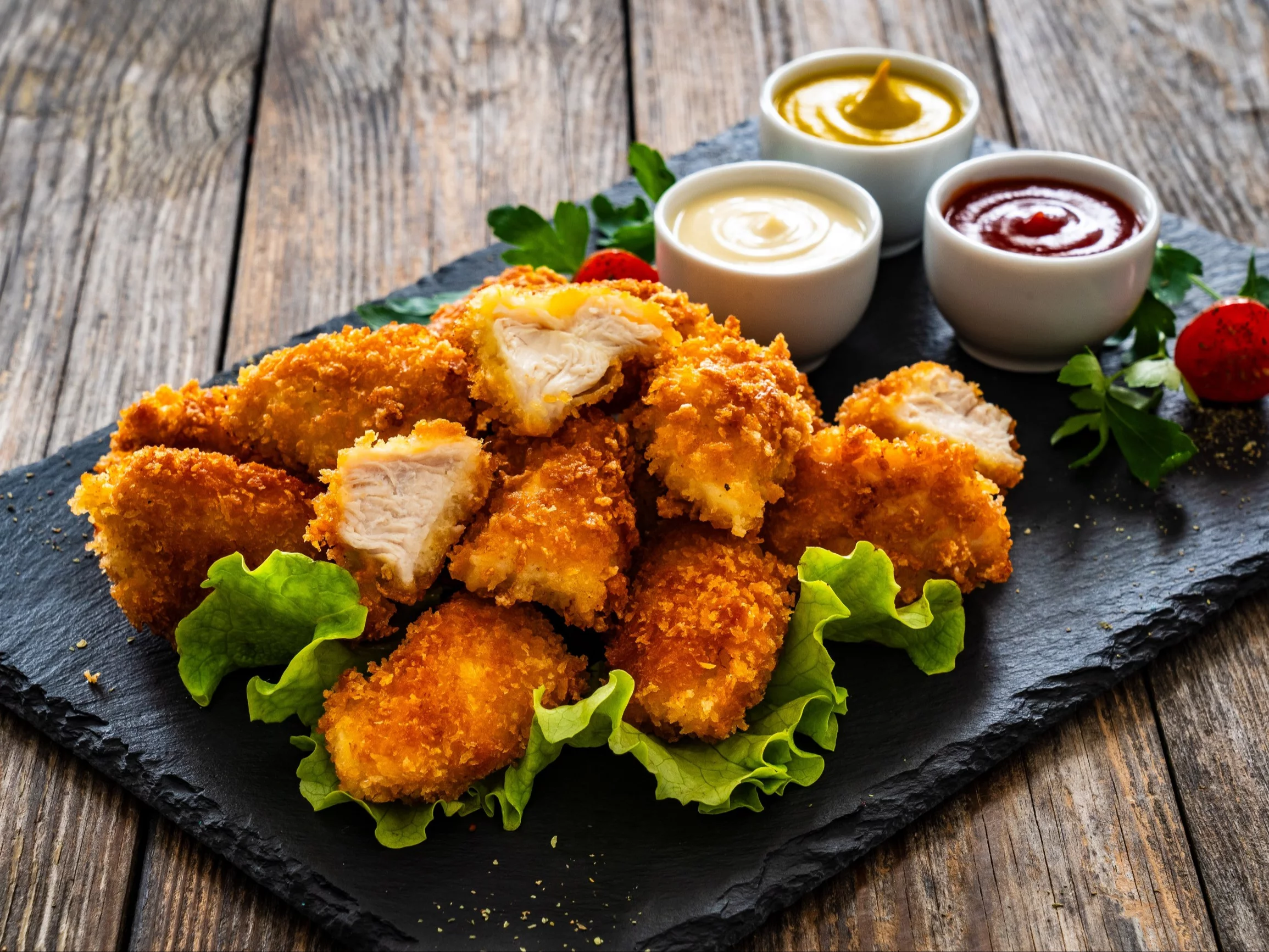 Chrupiące nuggetsy