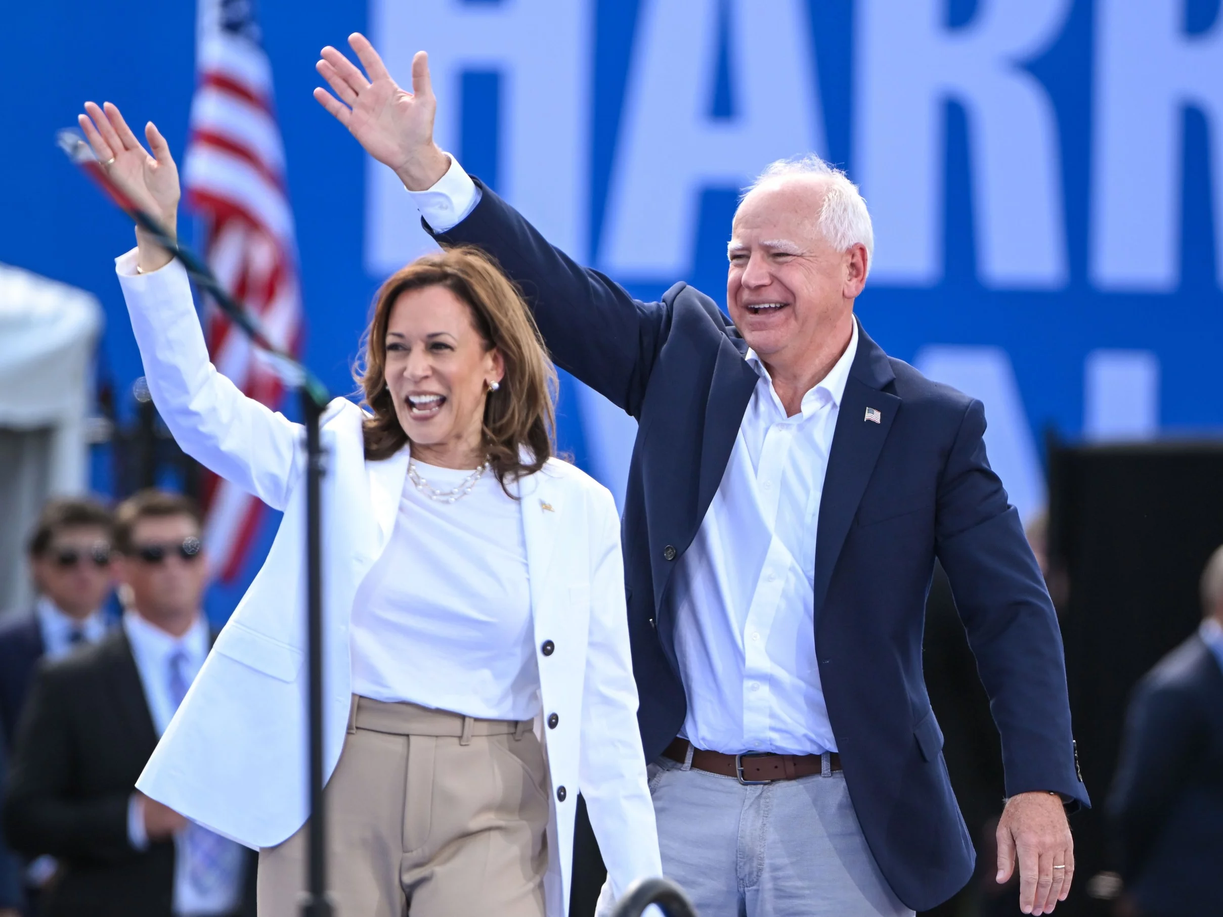 Kamala Harris i Tim Walz