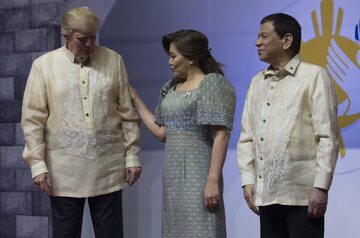Donald Trump, Honeylet Avanceña i Rodrigo Duterte