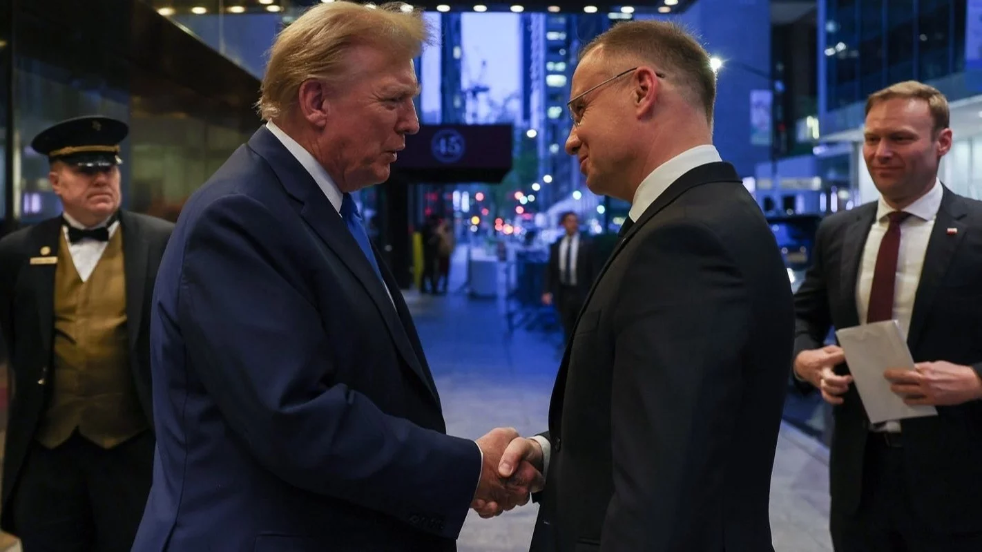 Donald Trump i Andrzej Duda (zdjęcie archiwalne) /