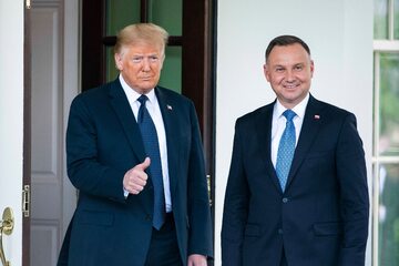 Donald Trump i Andrzej Duda