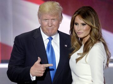 Donald Trump i jego żona Melania