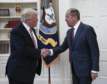 Donald Trump i Siergiej Ławrow