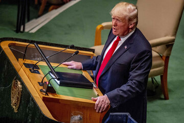 Donald Trump na forum ONZ