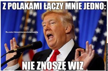 Donald Trump w Polsce. [MEMY]