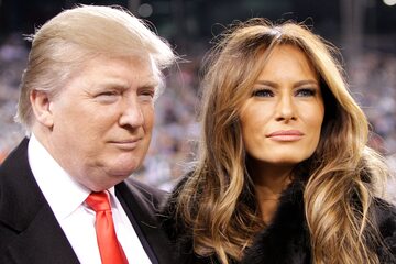 Donald Trump z żoną Melanią