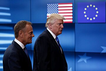 Donald Tusk i Donald Trump