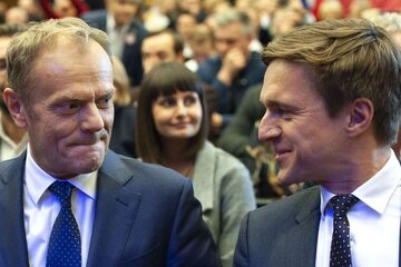 Donald Tusk i Leszek Jażdżewski