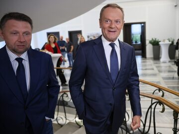 Donald Tusk i Marcin Kierwiński