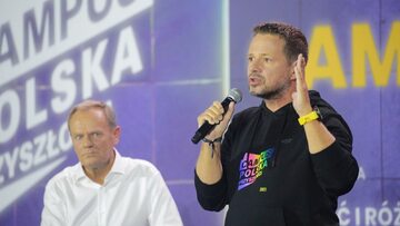 Donald Tusk i Rafał Trzaskowski na Campusie Polska