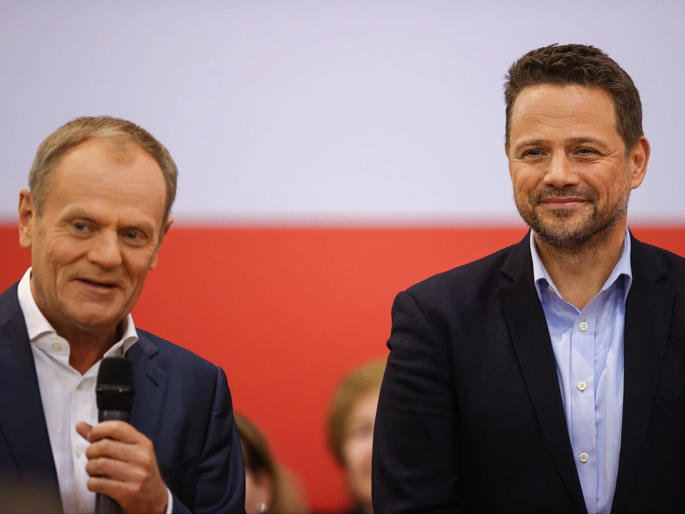 Donald Tusk i Rafał Trzaskowski