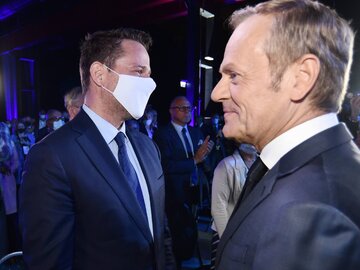 Donald Tusk i Rafał Trzaskowski