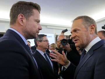 Donald Tusk i Rafał Trzaskowski
