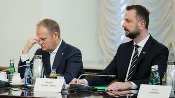 Donald Tusk i Władysław Kosiniak-Kamysz podczas posiedzenia RBN