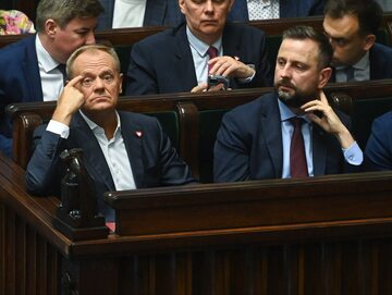 Donald Tusk i Władysław Kosiniak-Kamysz w Sejmie