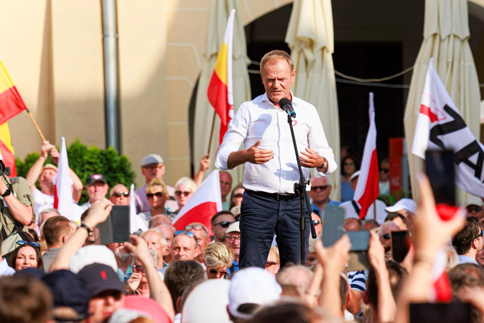 Donald Tusk w Jeleniej Górze