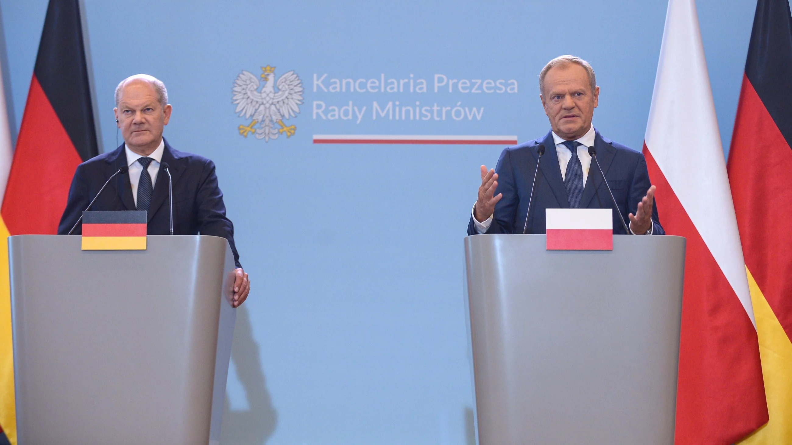 Olaf Scholz i Donald Tusk