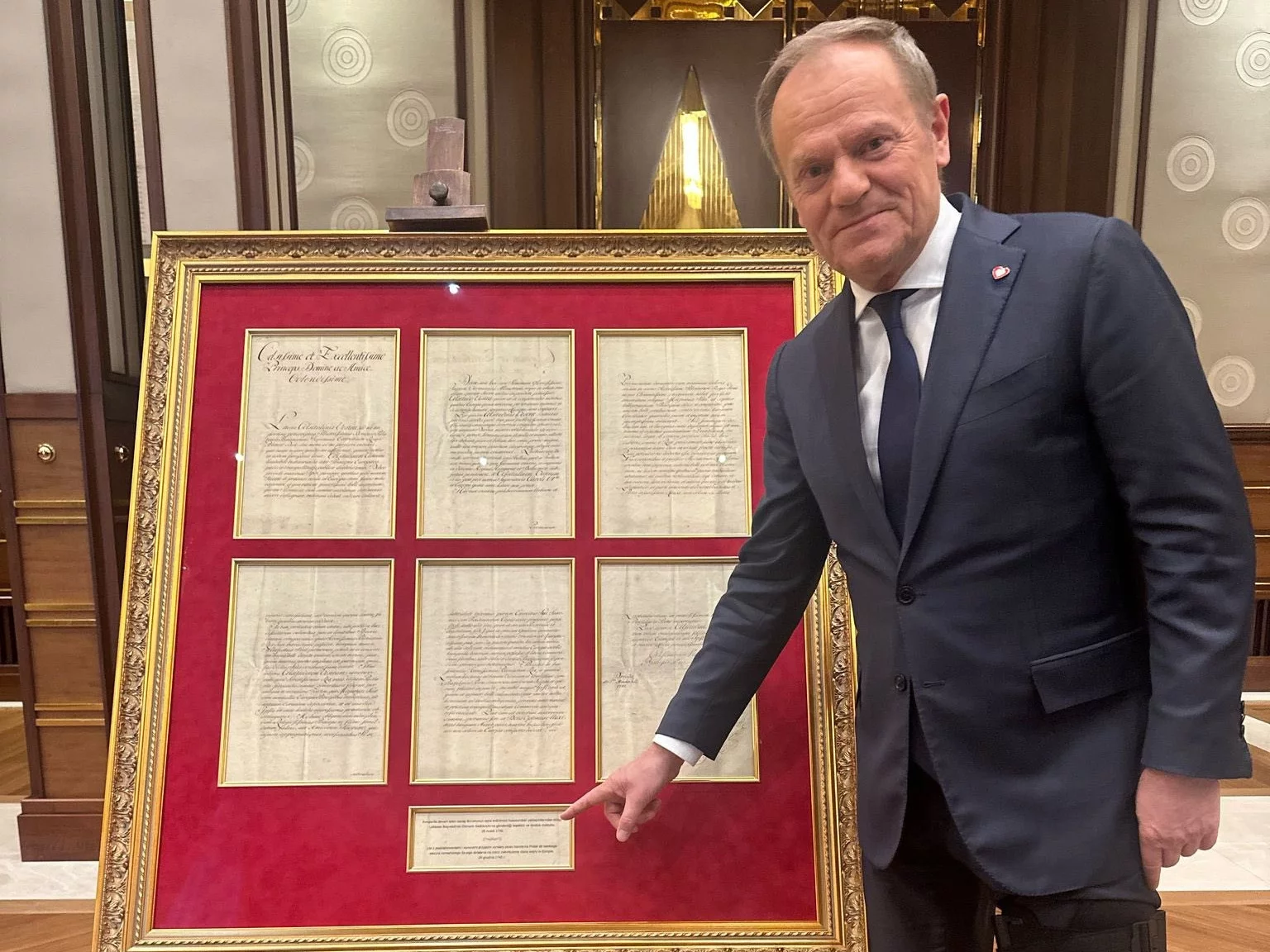 Donald Tusk podziękował prezydentowi Turcji za prezent