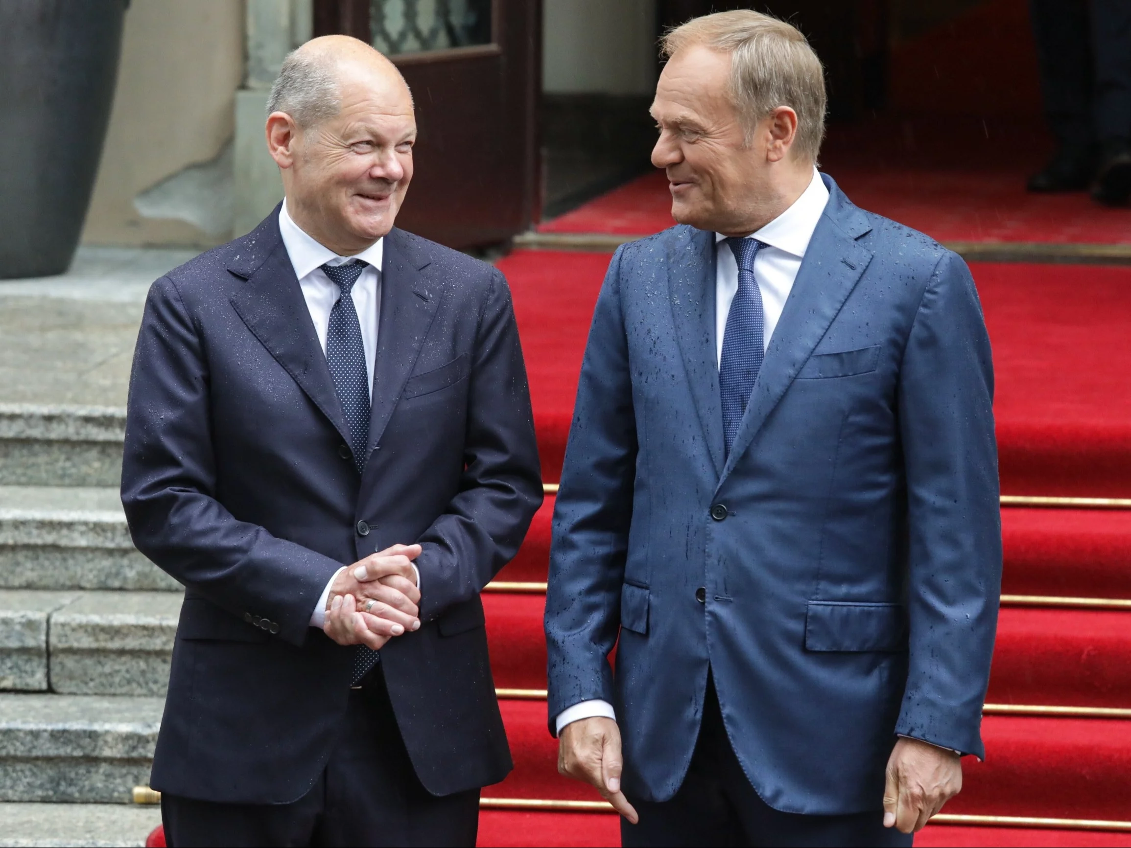 Olaf Scholz i Donald Tusk